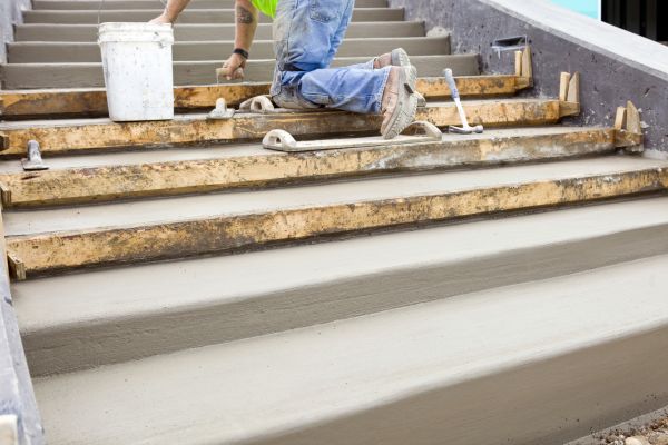 Concrete Steps Pouring in Murrieta