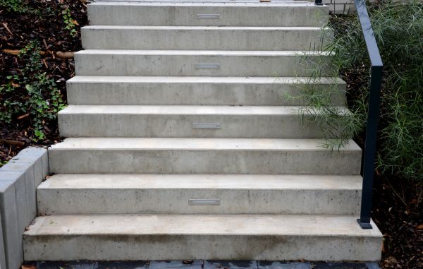 Poured Step Installation in Murrieta